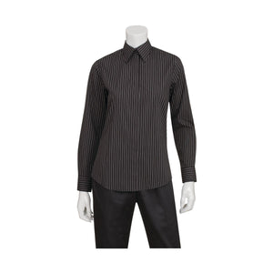 W300-CDA-2XL Onyx Dress Shirt Women Black Globe Importers Adelaide Hospitality Supplies