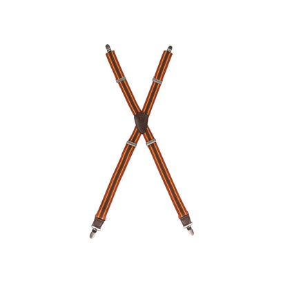 Urban Collection Berkeley Apron Suspender - Natural / Chocolate - Bib Apron Suspender Natural / Chocolate